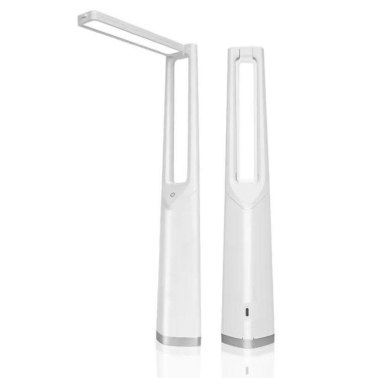 Reguliuojamos sulankstomos USB C įkraunamos minimalistinės stalinės lempos