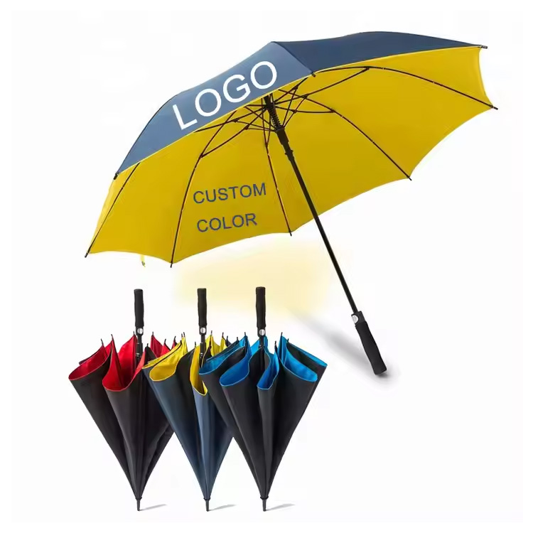 Verslo skėtis su pasirinktiniu logotipu „Double Canope“