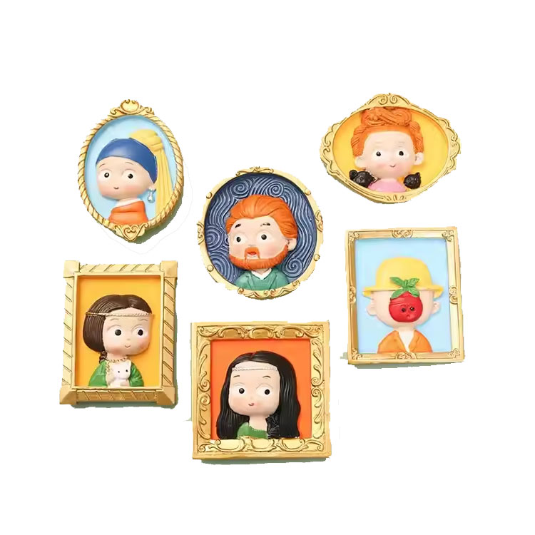 Individualizuotos keraminės prezidento dovanos Šaldytuvo magnetai Mieli