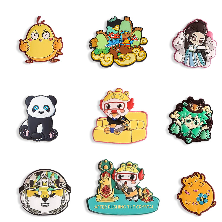 Dekoravimo individualus logotipas Galimi PVC šaldytuvo magnetai