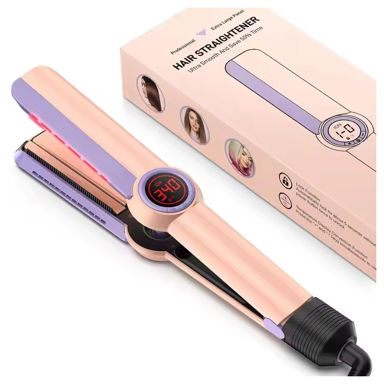 Didelio našumo plaukų tiesintuvas, platus plokščias lygintuvas