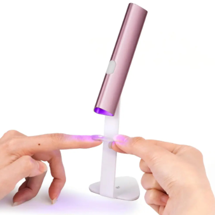 LED manikiūro rašiklis mini UV ultravioletinis nagų klijų gelio kepimo lemputė