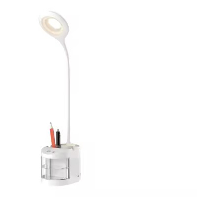 Daugiafunkcinis „Gooseneck“ LED mini ventiliatoriaus laikymo stalinis šviestuvas