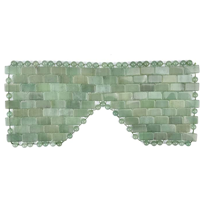 Natūralaus akmens veido veido kaukė Sleeping Relief Jade akių kaukė