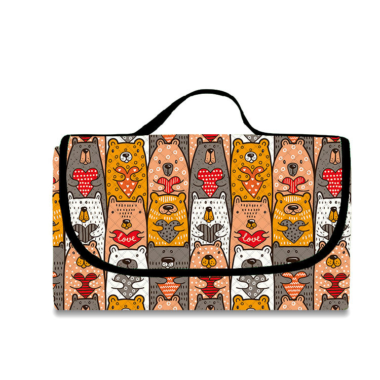 Iškylos kilimėlis suvyniojamas nešiojamas lauko kempingas iškylai