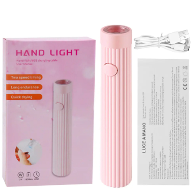 Nešiojamasis mini UV UV LED nagų dailės rankinis žodis lemputė