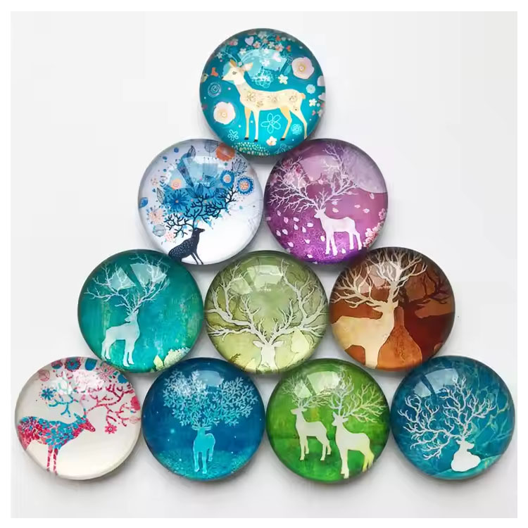 Guminis lipdukas Fairy Deer Art Reklaminis dovanų šaldytuvo magnetas