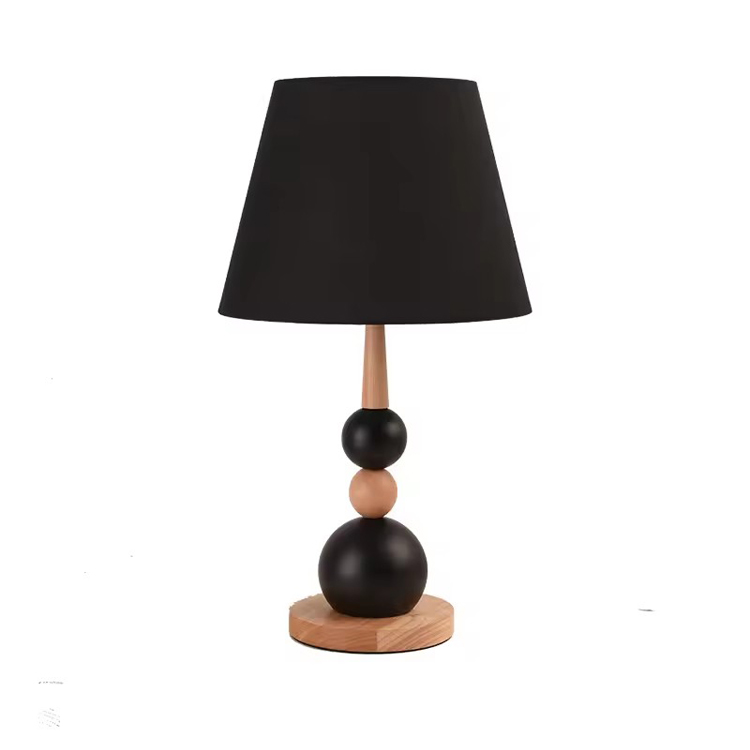 Simply Black Ball Retro medinis minimalus stalinis šviestuvas prie lovos